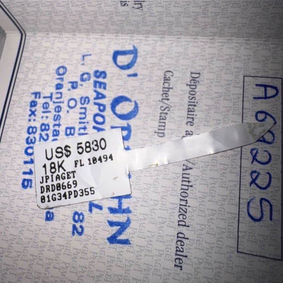 18Kt Yellow Gold Piaget Possession Diamond Ring - Picture 6 of 9